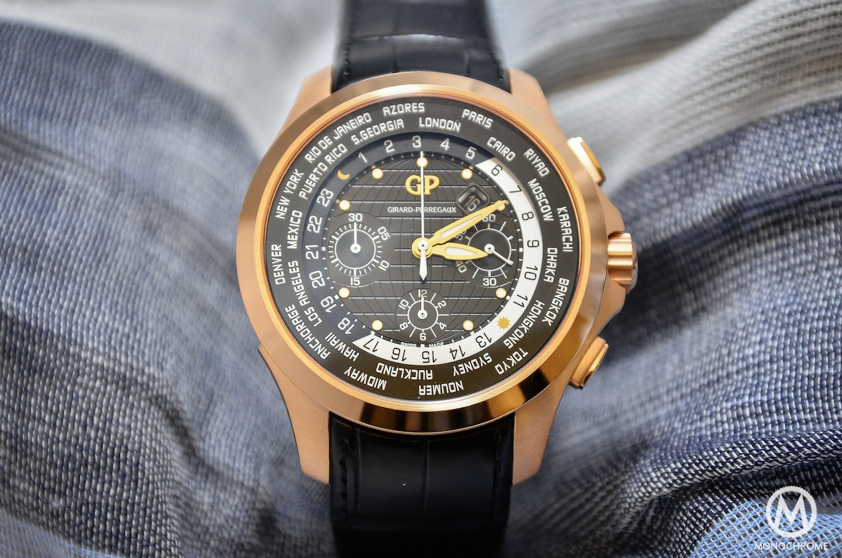 Girard-Perregaux Traveller WW.TC Pink Gold black dial - 3