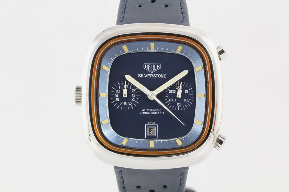 Heuer Silverstone vintage blue - 1