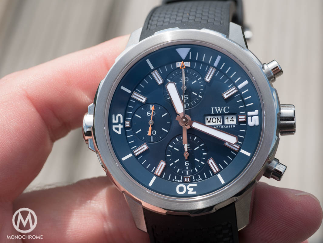 Iwc aquatimer 2025 chronograph blue