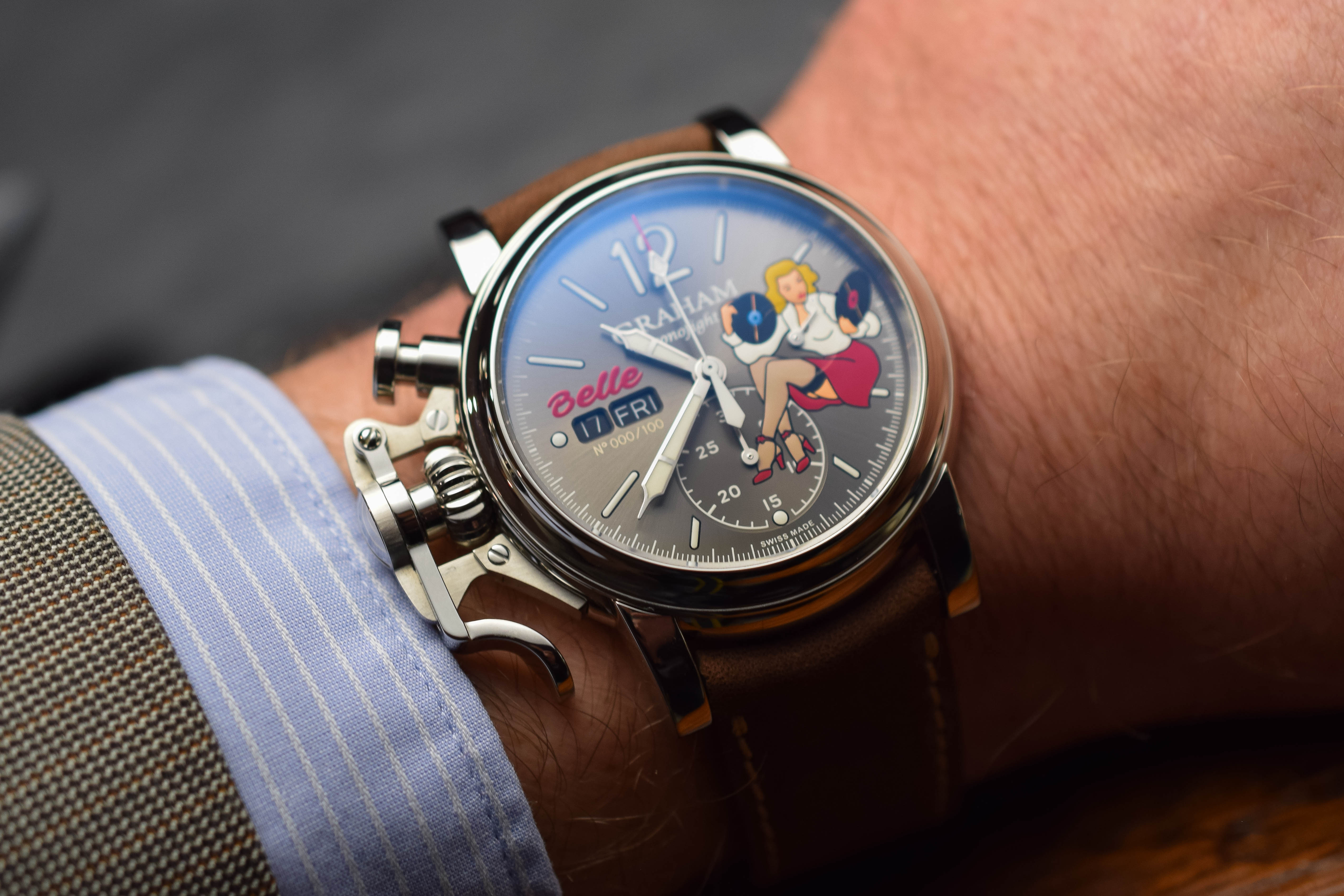 hands-on graham chronofighter nose art limited editions