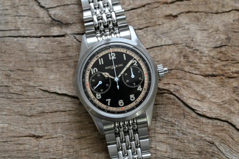 Montblanc 1858 Monopusher Chronograph Bead of rice Stainless Steel