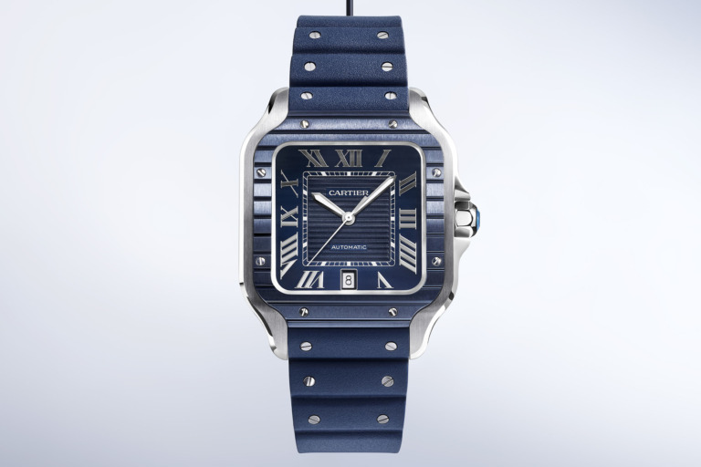 Santos de Cartier Large Model Blue PVD 2022
