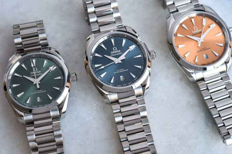 Omega Seamaster Aqua Terra 150m 2022 coloured collection