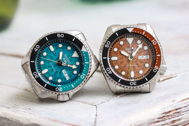 Seiko 5 Sports Time Sonar SRPJ45K1 SRPJ47K1