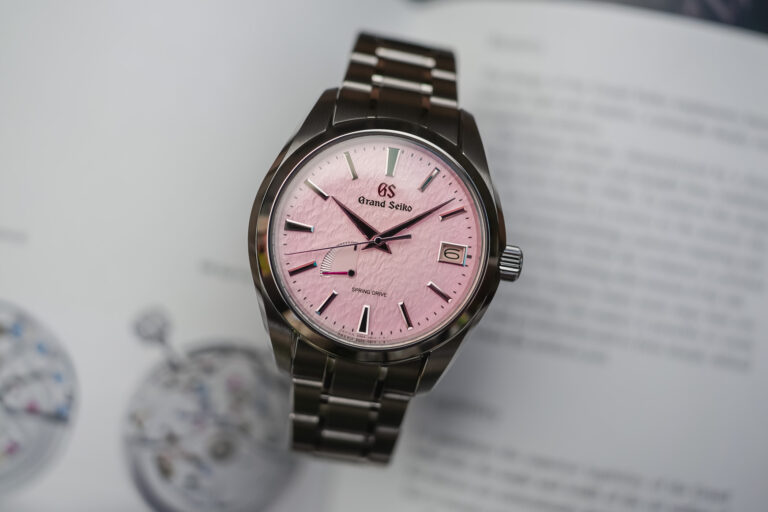 Grand Seiko Pink Snowflake Spring Drive SBGA497