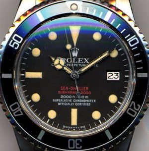 Rolex Sea-Dweller 1665 - Mark III dial MK-III