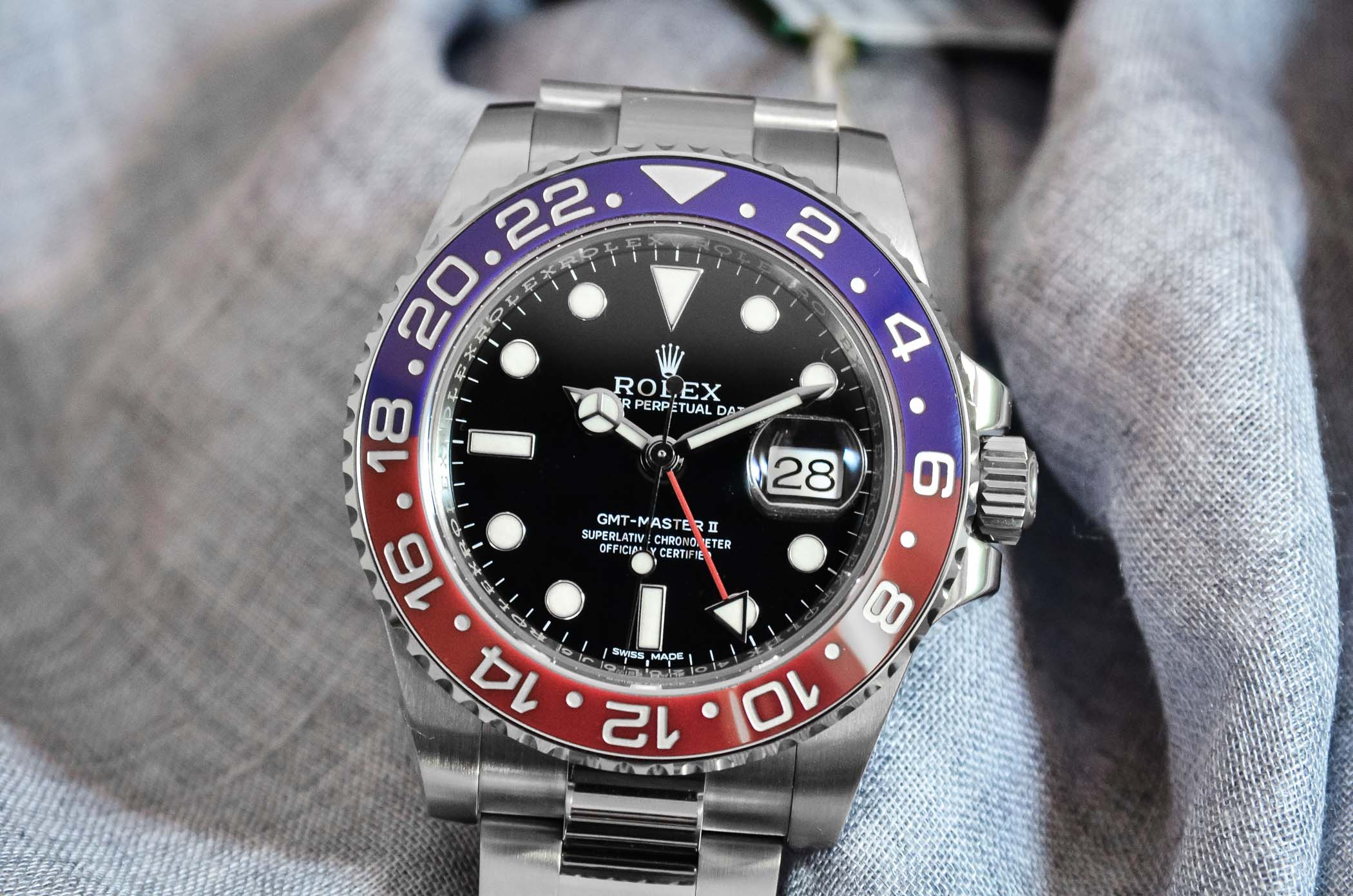 Introducing The Rolex GMT Master II Pepsi Ref 116719BLRO Monochrome 