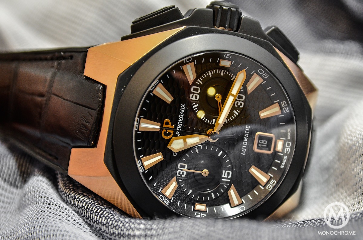 introducing the girard perregaux chrono hawk pink gold live photos pricing monochrome watches introducing the girard perregaux chrono hawk pink gold live photos pricing monochrome watches