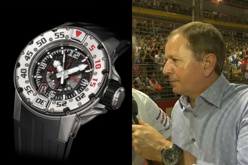 Watching Celeb Watches: Martin Brundle and his Richard Mille machines