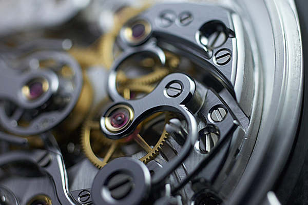 A detail of the finishing quality