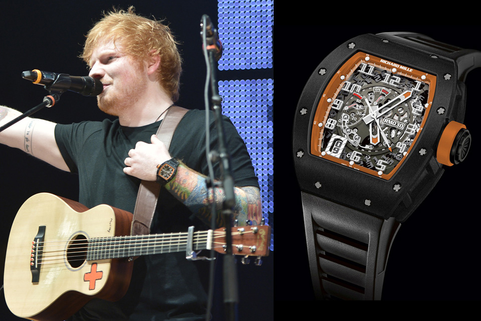 Watching Celeb Watches: Ed Sheeran, a young but tasteful collector