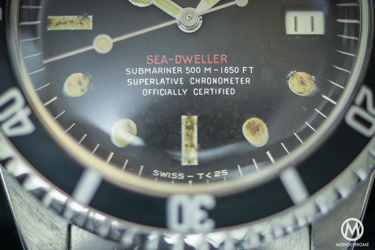 prototype Replica Rolex Single Red Sea-Dweller Ref. 1665 - 500M-1650FT - 4
