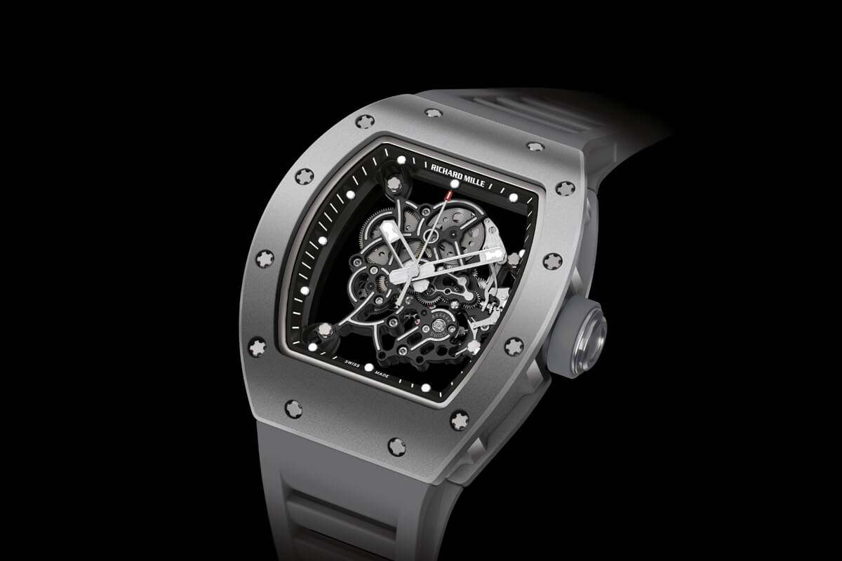 Introducing the Richard Mille RM 055 Bubba Watson All Grey Boutique ...