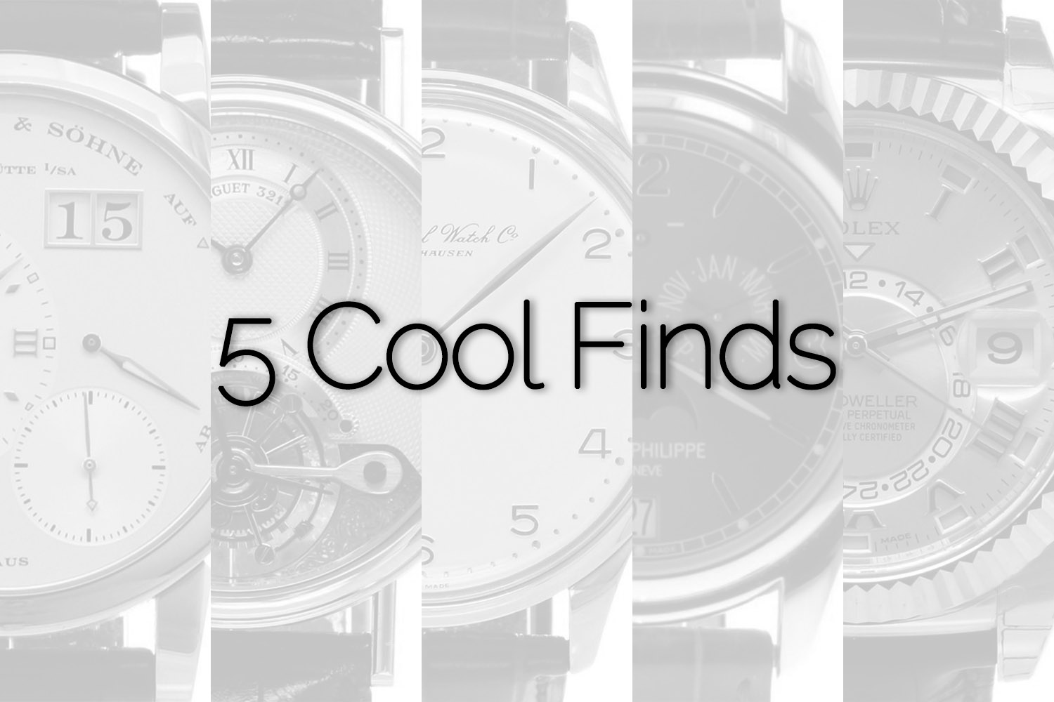 5 Cool Finds Chronext - super-complicated watches