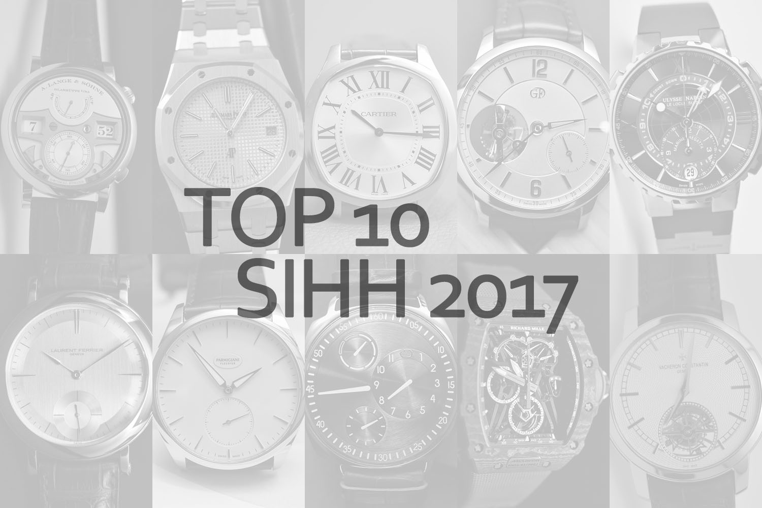 top 10 SIHH 2017 Brice Goulard Monochrome Watches