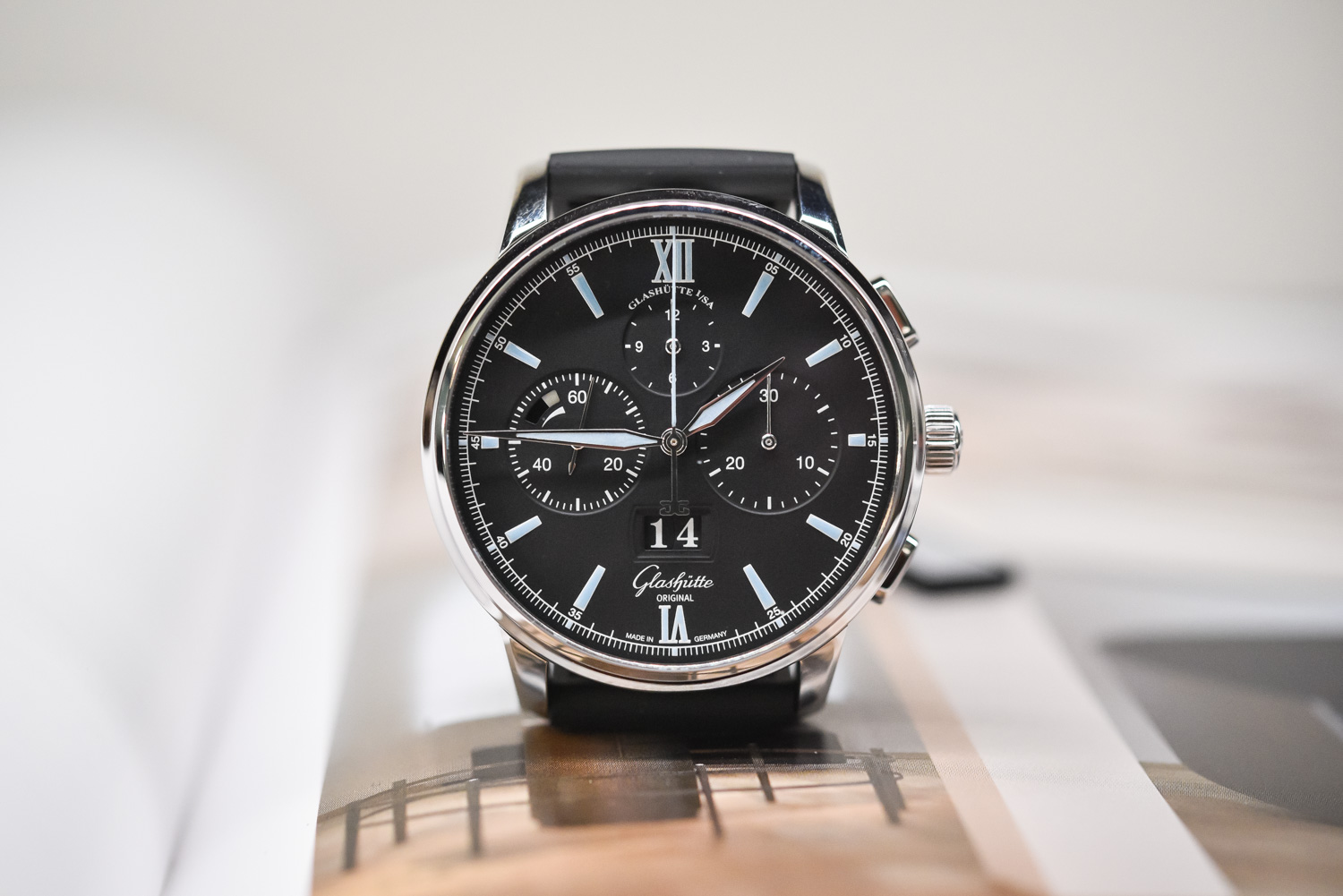 Glashutte Original Senator Chronograph Panorama Date Steel