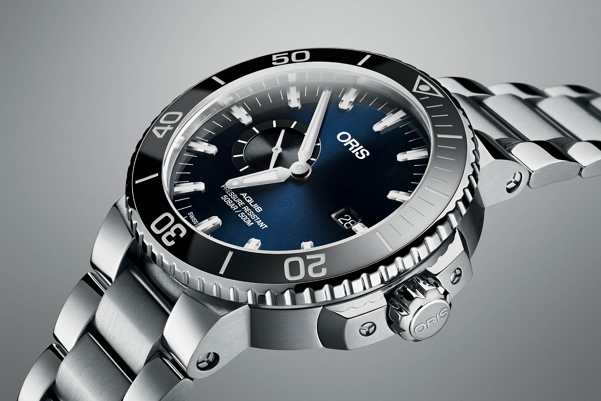 Oris Aquis Small Second Date