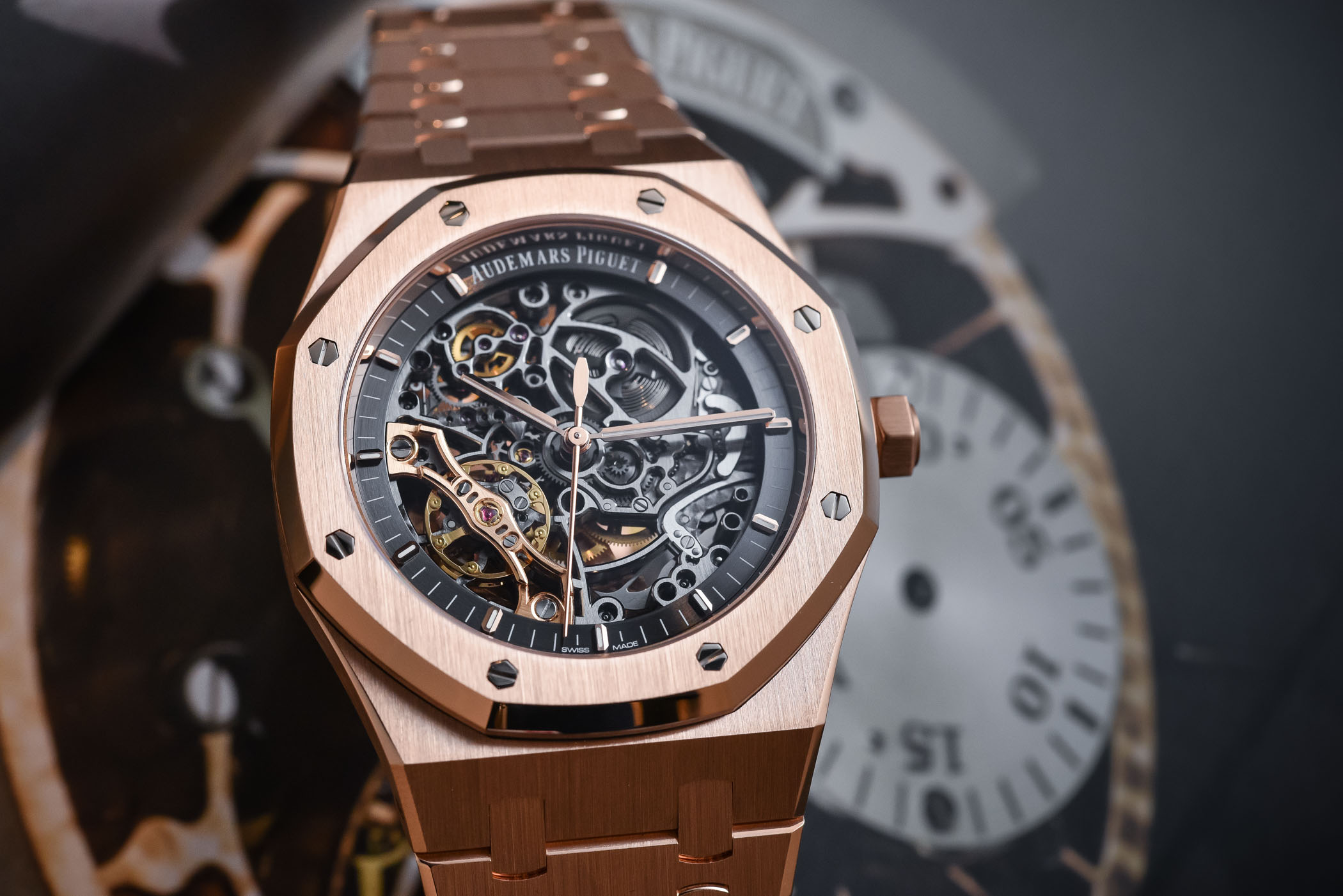 ap royal oak skeleton double balance