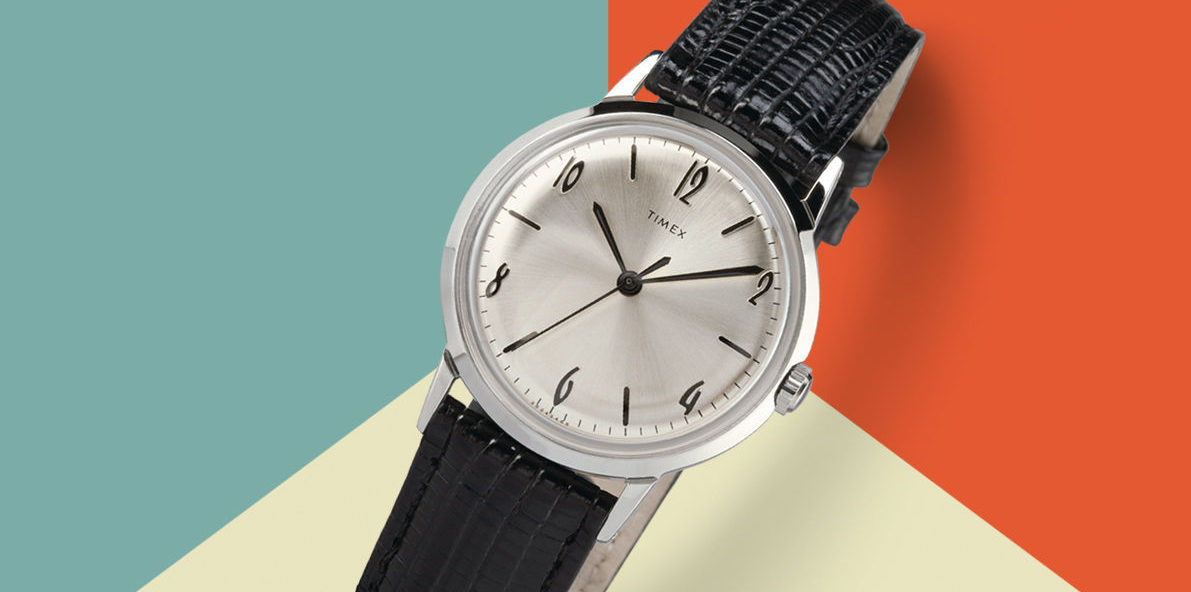 Timex marlin shop 1960s silver sunray