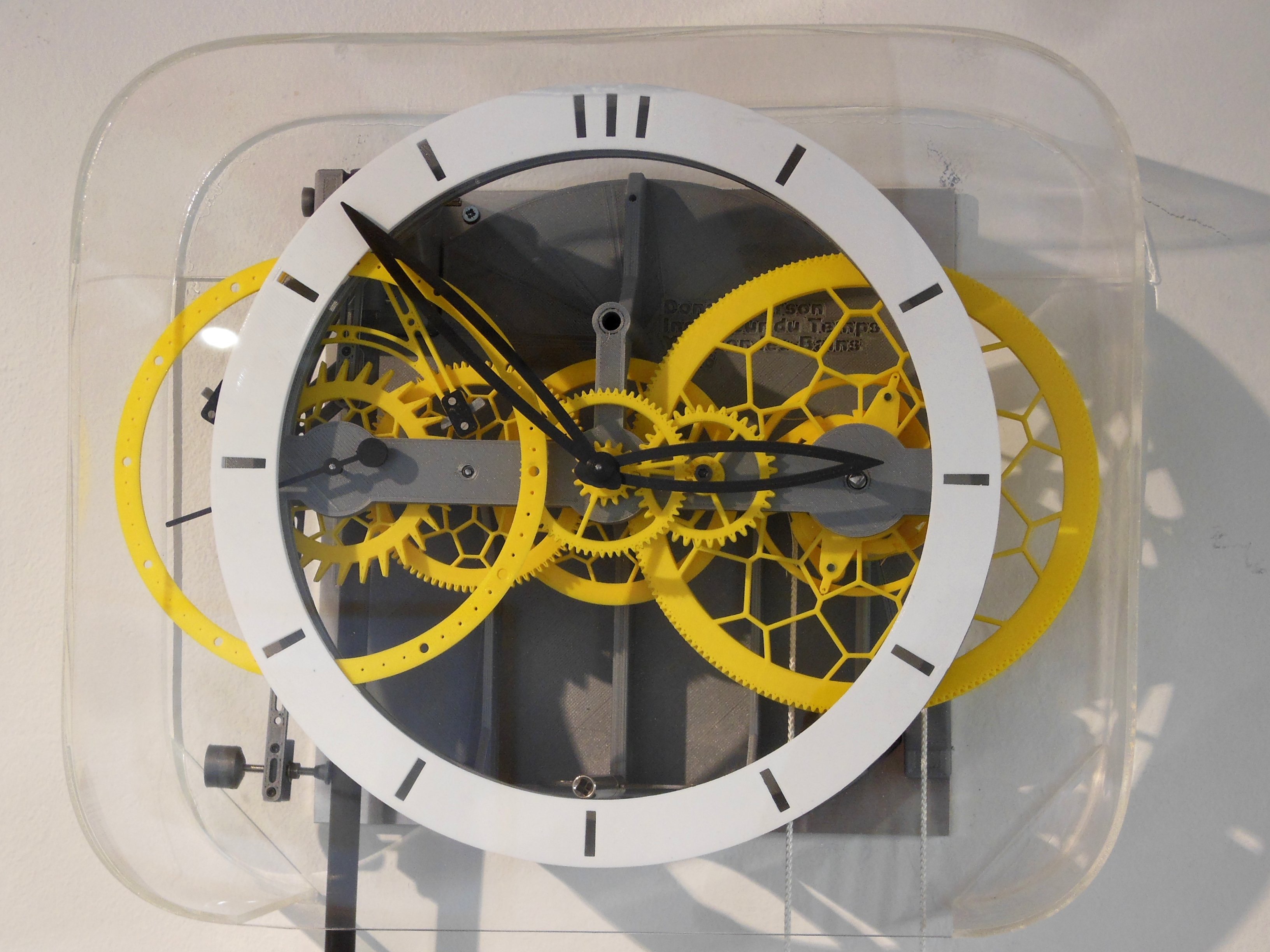 mechanical clock 3d printed