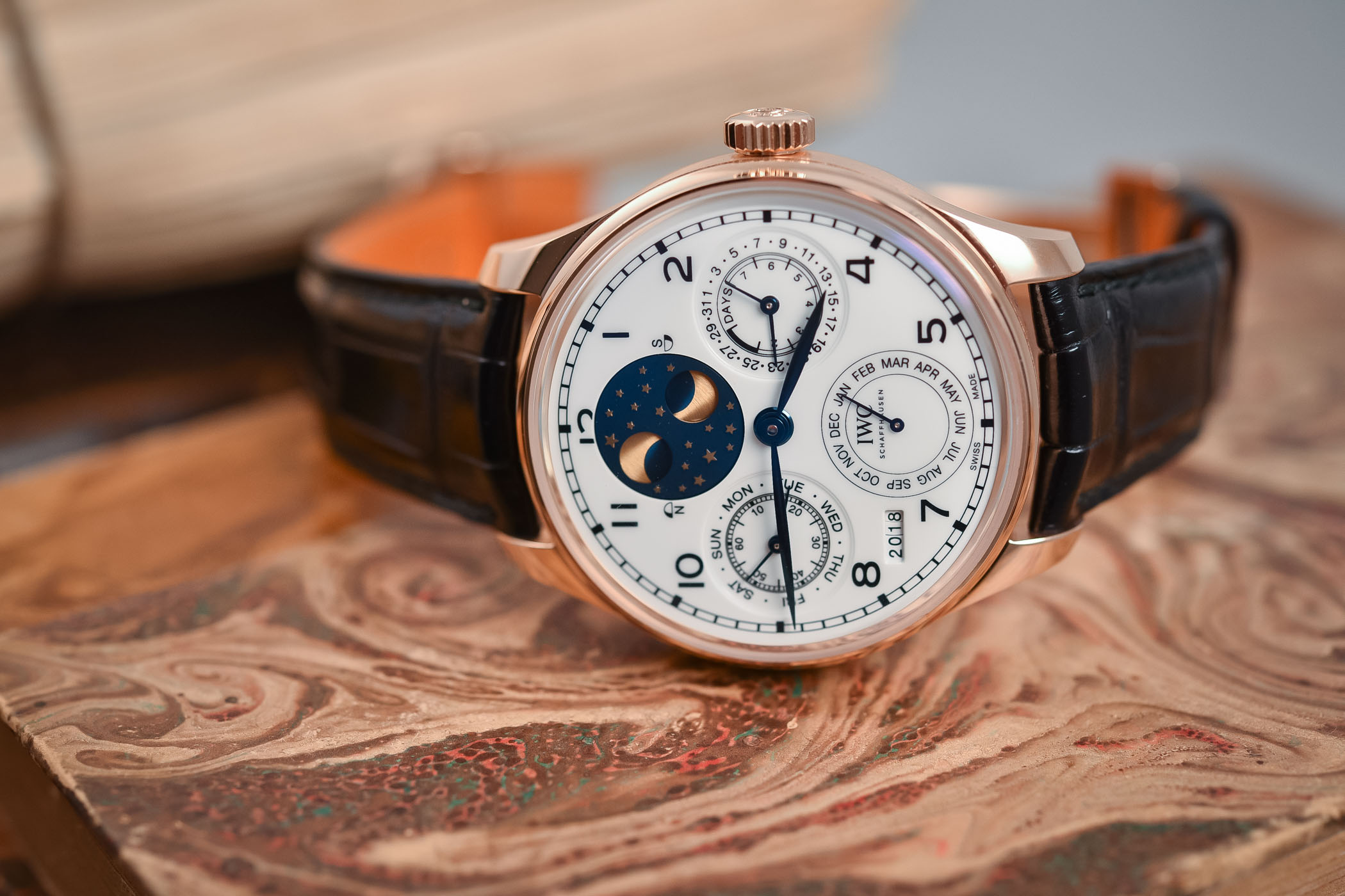 IWC Portugieser Perpetual Calendar Edition 150 Years - SIHH 2018 Hands ...