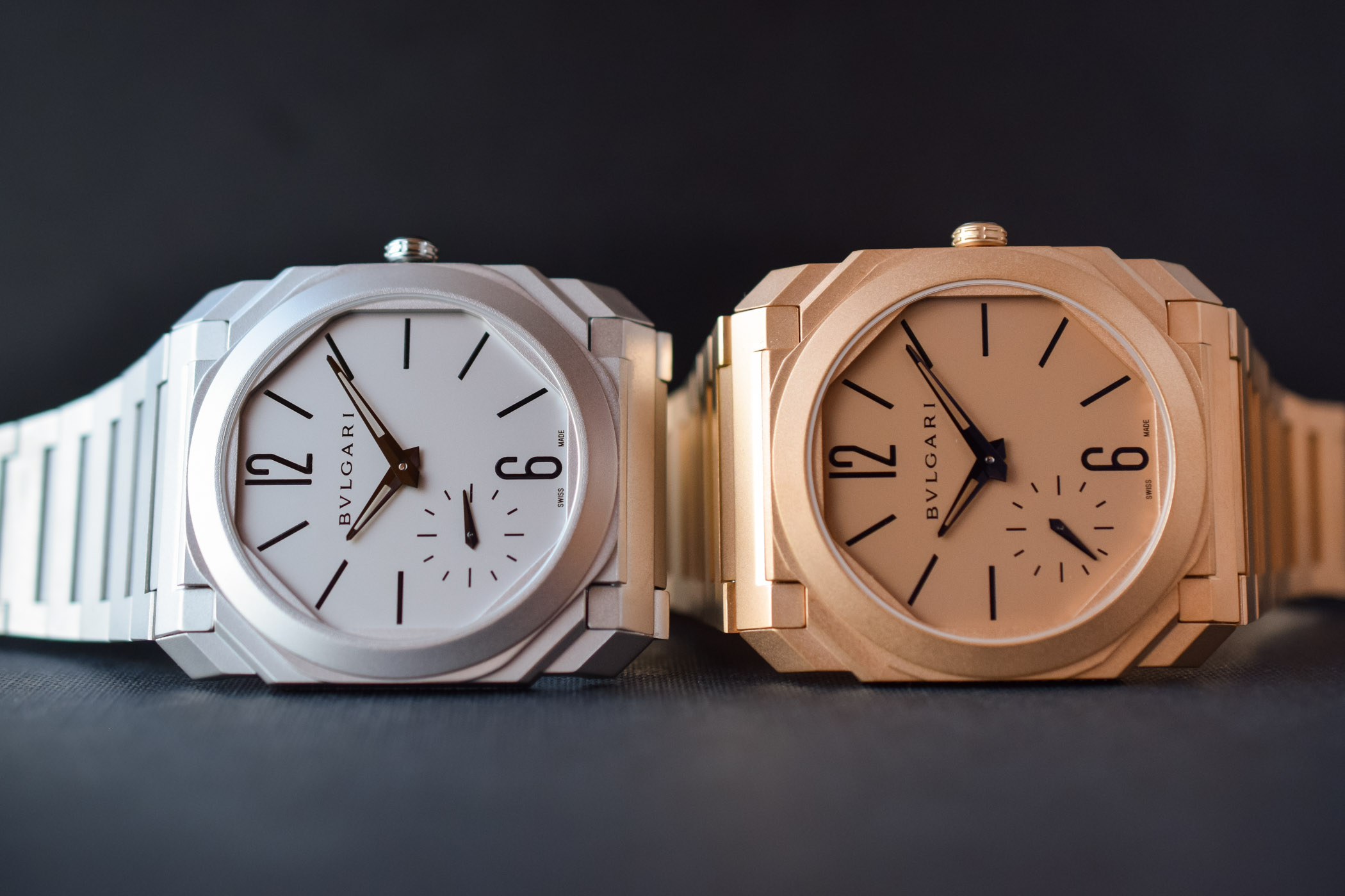 Bvlgari Octo Finissimo Automatic Steel and pink gold - Baselworld 2018