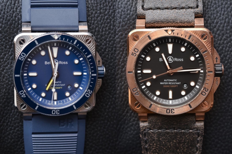 Bell & Ross BR-03-92 Diver Blue and Bronze - Baselworld 2018 - review