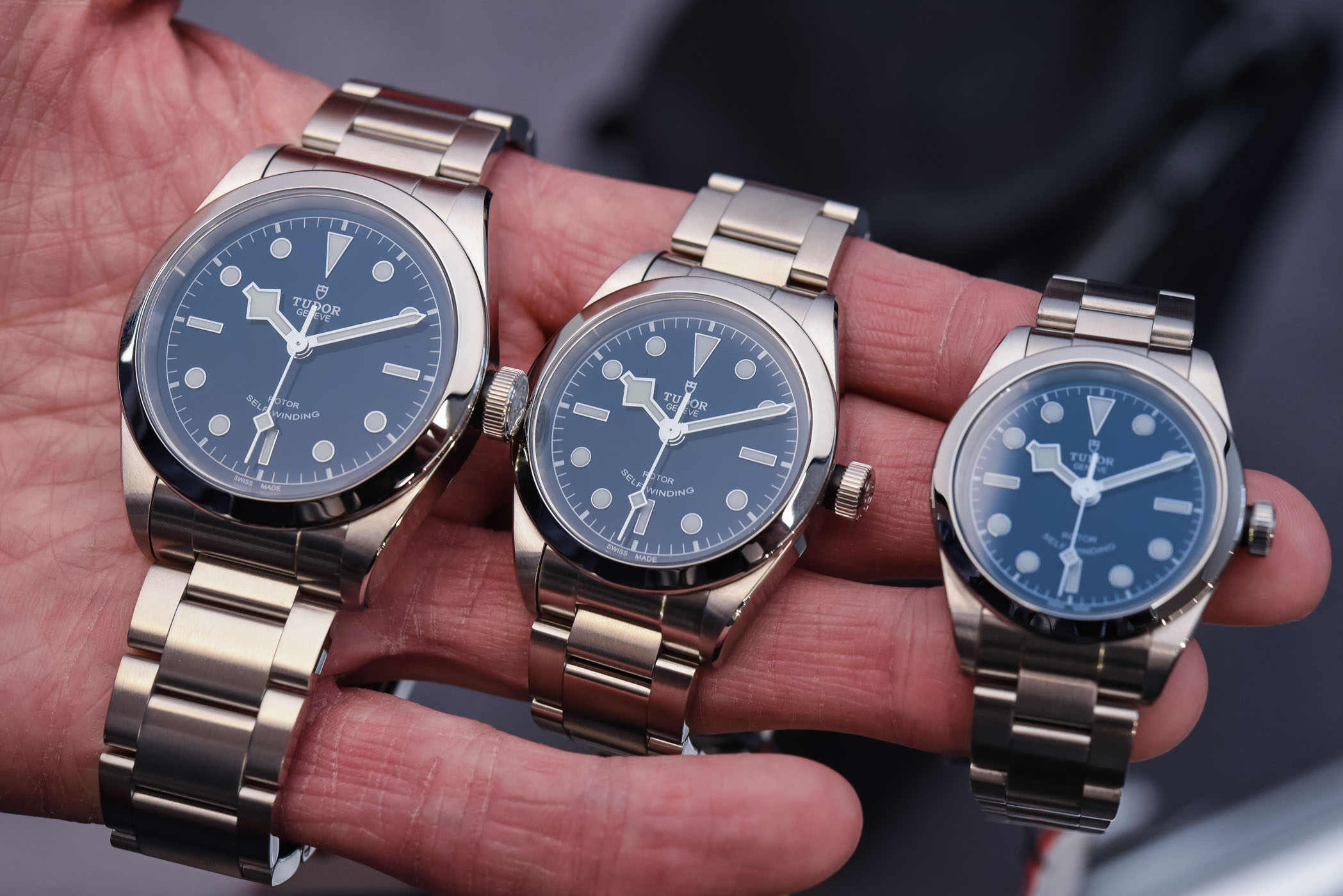 Tudor Black Bay Blue dials 41 - 36 - 32