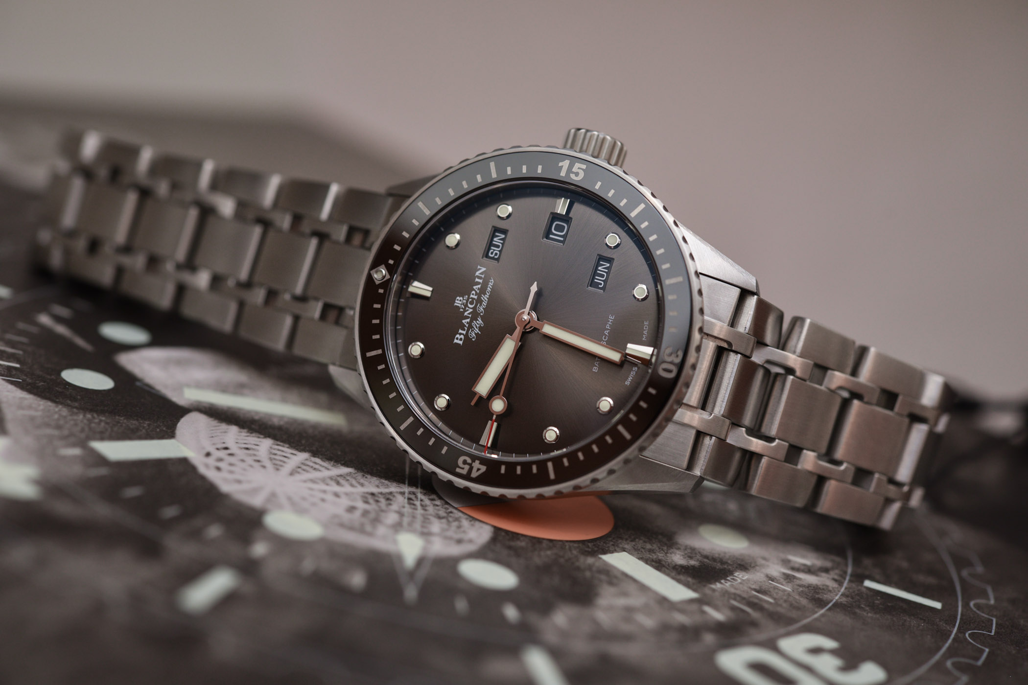 Blancpain Fifty Fathoms Bathyscaphe Quantième Annuel