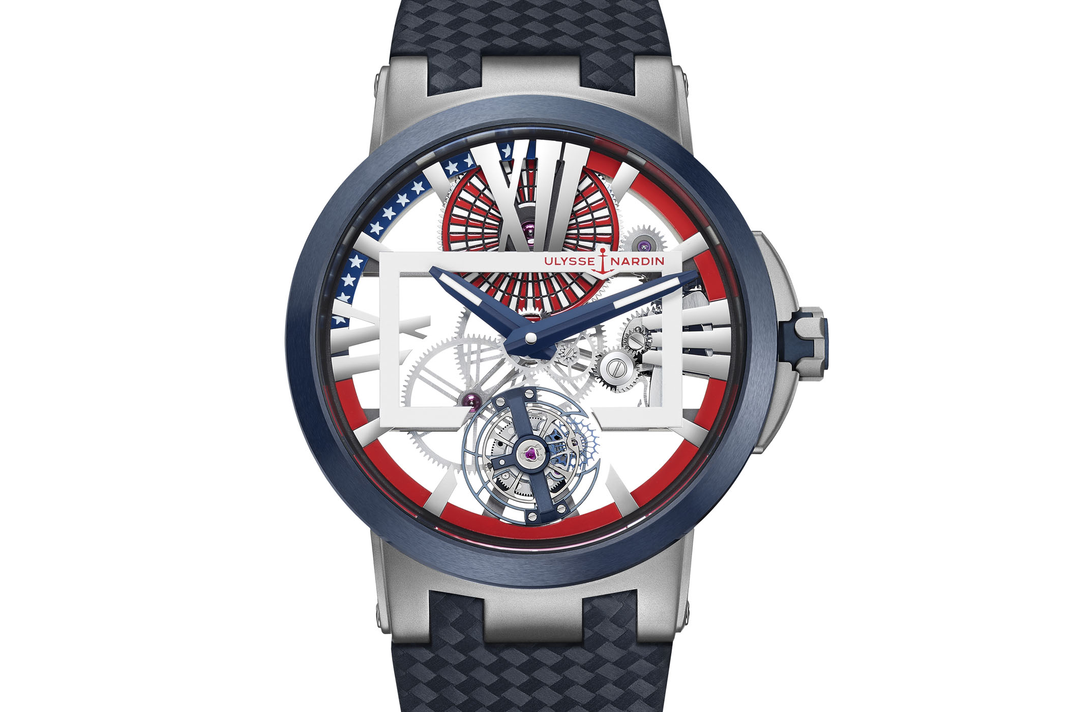 Ulysse Nardin Executive Skeleton Tourbillon Stars and Stripes Limited Edition