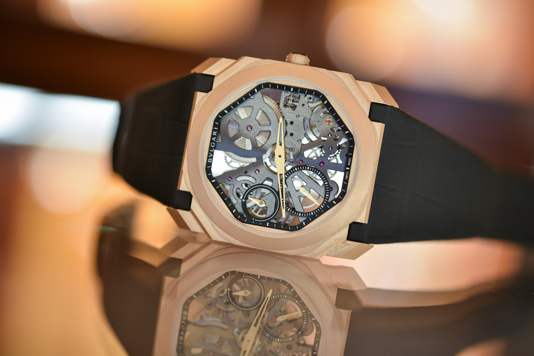 Bulgari Octo Finissimo Skeleton Sandblasted Rose Gold 102946
