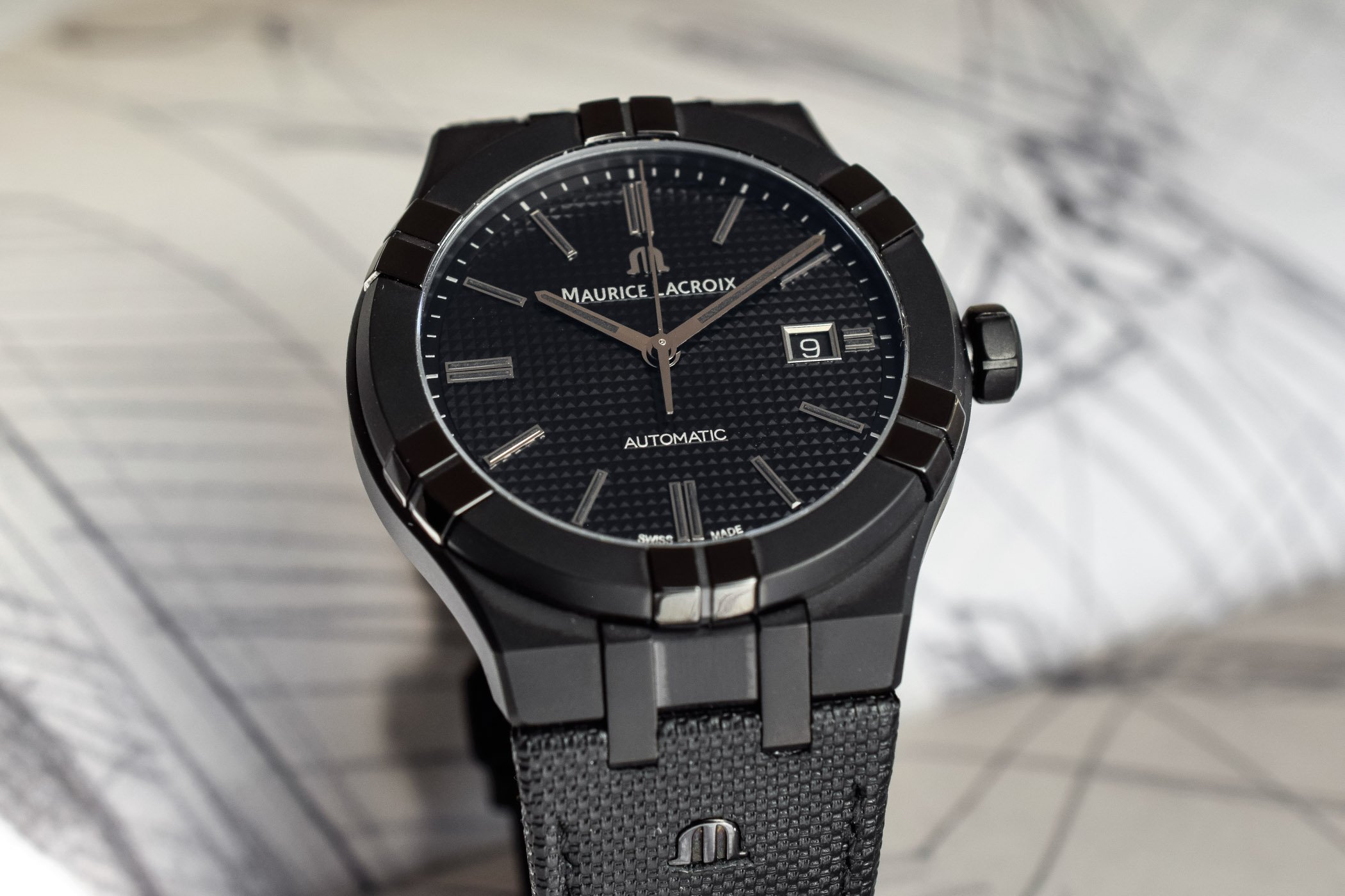 Hands On Maurice Lacroix Aikon Automatic All Black Specs And Price