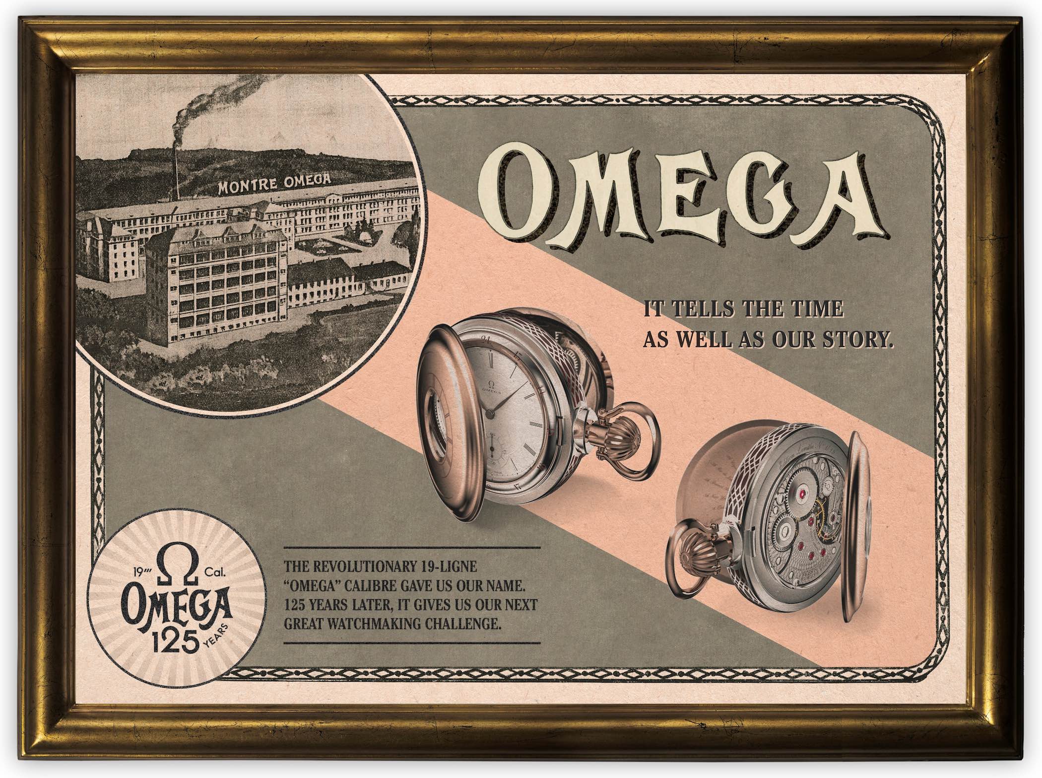 Omega's Calibre 19-ligne and De Ville Tresor 125th Anniversary   The-Reborn-Pocket-Watch-19-ligne-calibre-Omega-125th-anniversary-1