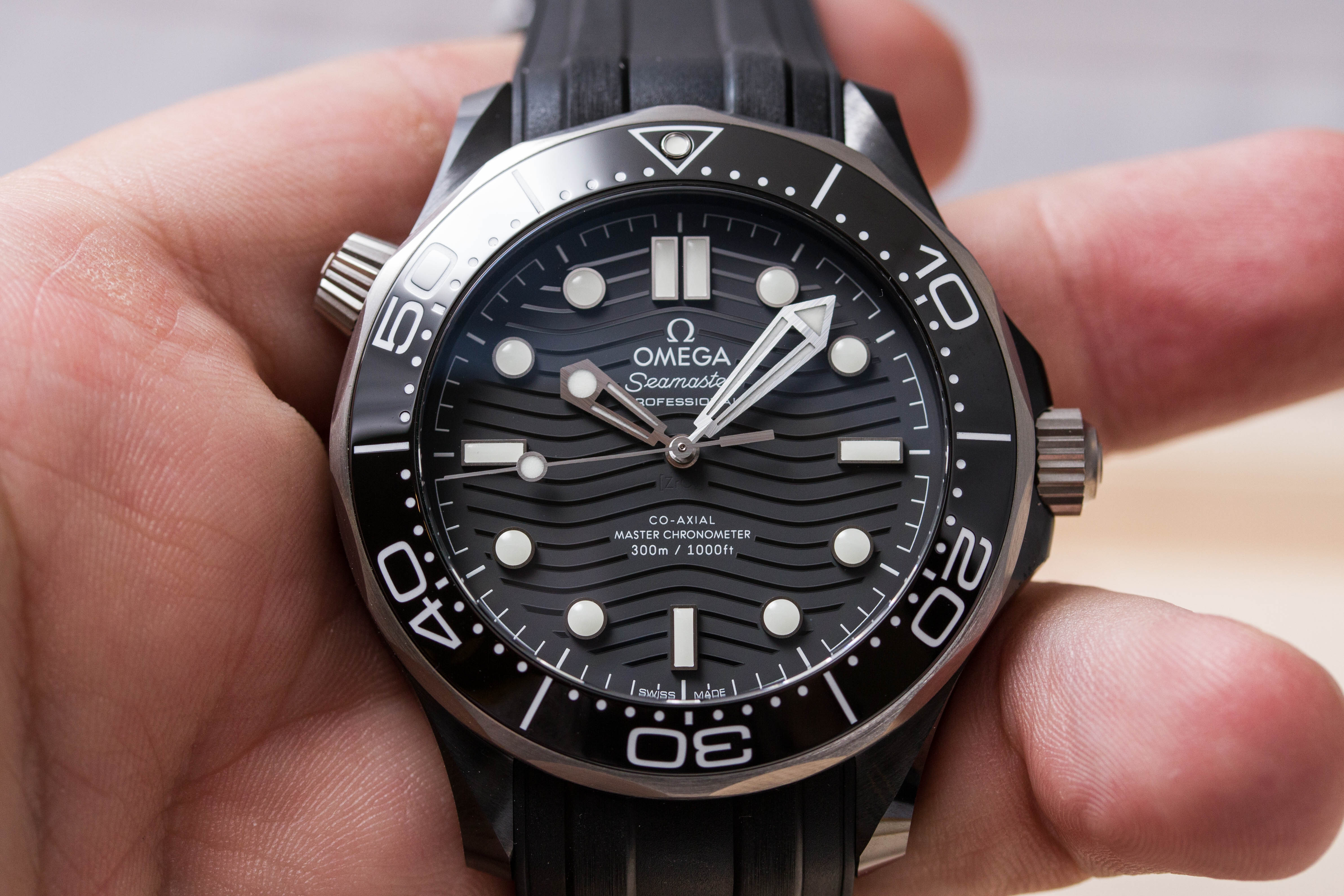 black omega seamaster 300m