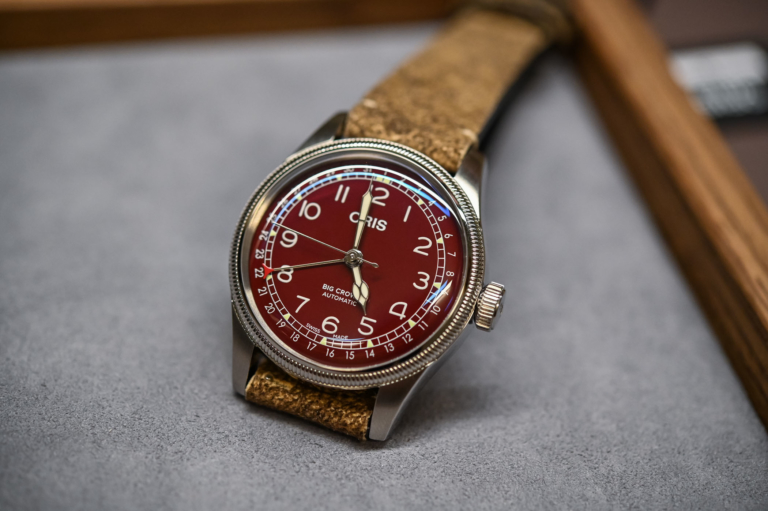 Oris Big Crown Pointer Date 40mm Oxblood Red Dial